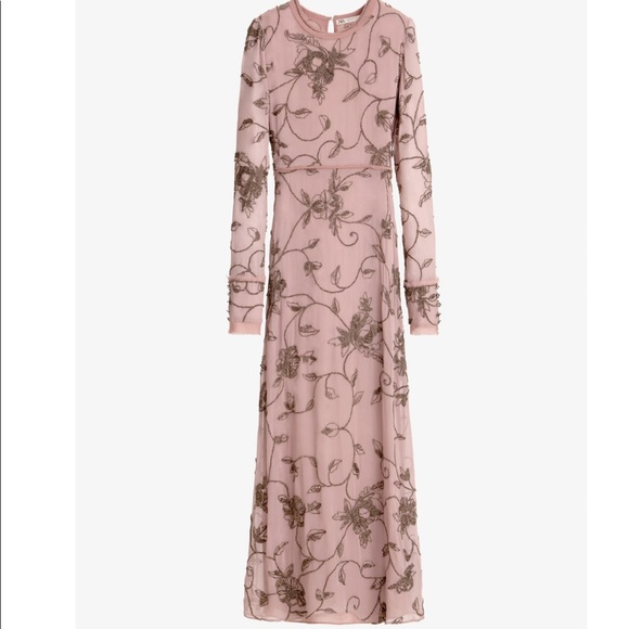 Zara limited edition long dress XS NWT - Picture 9 of 12